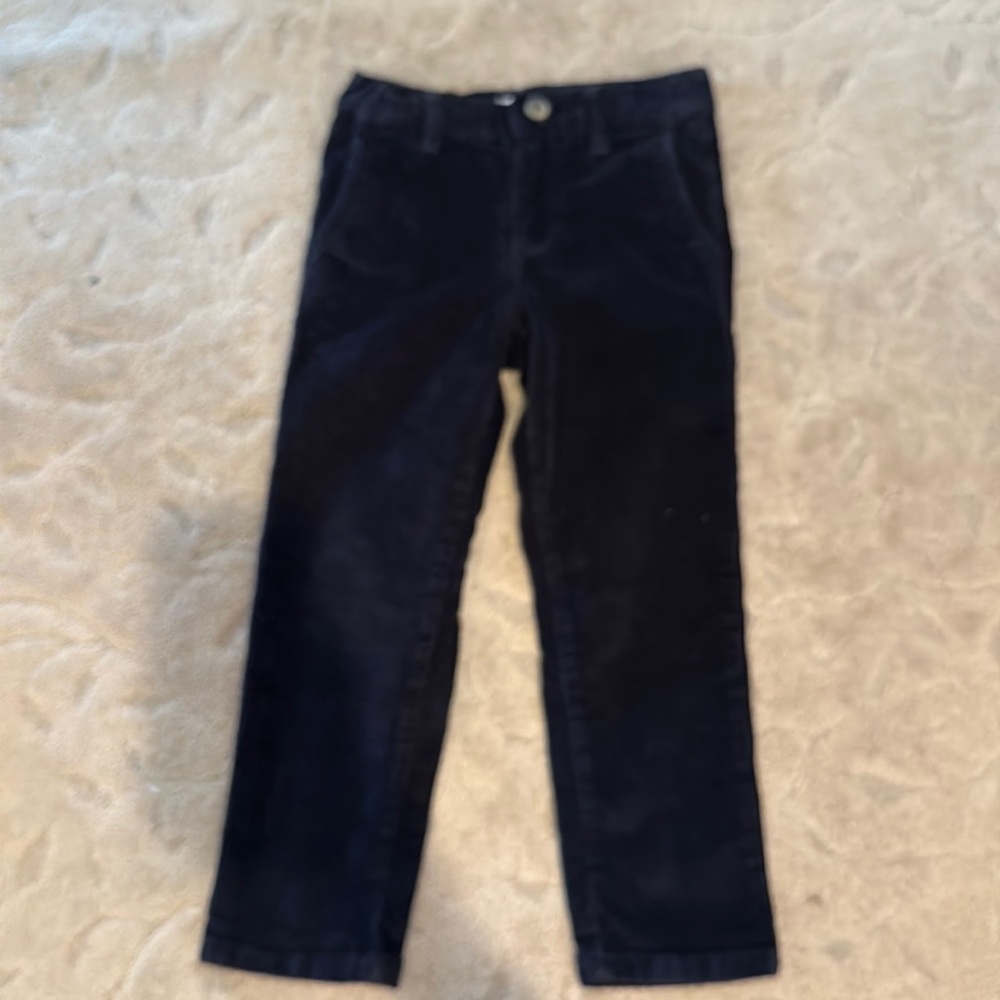 Boys black corduroy pants